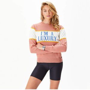 GYLES & GEORGE WOMEN'S "I'M A LUXURY" SWEATER